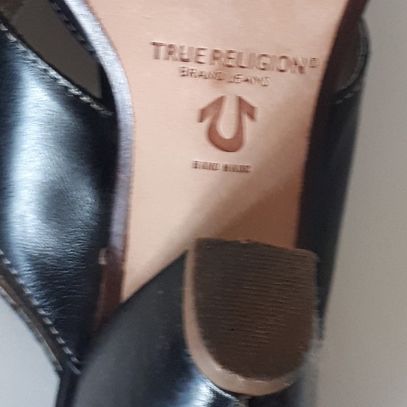 True Religion | Peep Toe Heeled Sandals - Picture 12 of 13